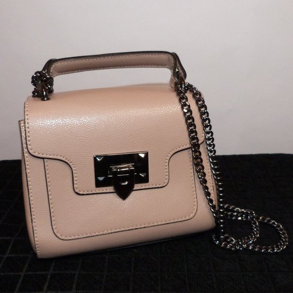 Crossbody Bag Vera Pelle Light Tan Leather Satchel Made in Italy - Picture 1 of 5